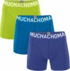Muchachomalo Heren 3 pack boxershorts effen online kopen