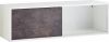 Germania Schap met deur Altino 120x35, 6x36, 6 cm wit en basalt donker online kopen