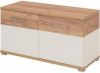 Germania Schoenenkast Topix 96x40x50, 4 cm wit en eikenkleurig online kopen