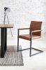 SalesFever Vrijdragende stoel met breedtestiksels op rug en zitgedeelte, stoel met armleuningen(set, 2 stuks ) online kopen