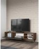 Symbiosis TV meubel Lardal walnootkleur/grijs 43, 5x165x40 cm Leen Bakker online kopen