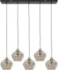 Light & Living Hanglamp 'Rakel' 5 Lamps, kleur Antiek Brons/Smoke online kopen
