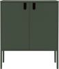 Tenzo wandkast Uno 2 deurs groen 89x76x40 cm Leen Bakker online kopen