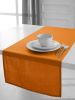 Tafelloper 50x150 cm 100% coton tissé teint Mandarine online kopen