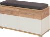 Germania Schoenenkast Topix 96x40x50, 4 cm wit en eikenkleurig online kopen