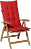 Madison Tuinkussens Hoge Rug Panama Brick Red 123x50 Rood online kopen