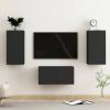 VidaXL 3 delige Tv meubelset spaanplaat zwart online kopen