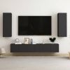 VidaXL 5 delige Tv meubelset spaanplaat zwart online kopen