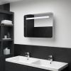 VidaXL Badkamerkast met spiegel en LED 80x9, 5x55 cm online kopen