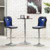VidaXL Barstoelen 2 St Kunstleer Blauw online kopen