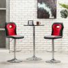 VidaXL Barstoelen 2 St Kunstleer Rood online kopen