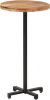 VIDAXL Bartafel rond &#xD8, 60x110 cm massief acaciahout online kopen