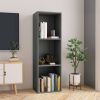 VidaXL Boekenkast/tv meubel 36x30x114 cm bewerkt hout grijs online kopen