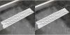 VIDAXL Doucheafvoer 2 st rechthoekig golvend 530x140 mm roestvrij staal online kopen