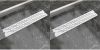 VIDAXL Doucheafvoer 2 st rechthoekig golvend 630x140 mm roestvrij staal online kopen