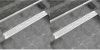 VIDAXL Doucheafvoer 2 st rechthoekig golvend 930x140 mm roestvrij staal online kopen