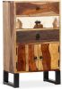 VidaXL Dressoir 50x30x86 cm massief sheesham hout online kopen