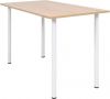 VidaXL Eettafel 120x60x73 cm spaanplaat eikenkleur online kopen