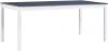 VidaXL Eettafel 180x90x73 cm grenenhout wit en grijs online kopen