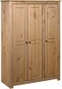 VidaXL Kledingkast 3 deuren Panama Range 118x50x171, 5 cm grenenhout online kopen