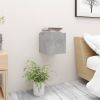 VidaXL Nachtkastje 30, 5x30x30 cm spaanplaat betongrijs online kopen