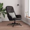 VidaXL Relaxstoel glanzend kunstleer zwart online kopen
