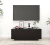 VidaXL Tv meubel 100x35x40 cm spaanplaat zwart online kopen