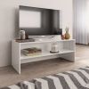 VidaXL Tv meubel 100x40x40 cm bewerkt hout hoogglans wit online kopen