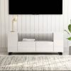 VidaXL Tv meubel 120x35x43 cm bewerkt hout hoogglans wit online kopen