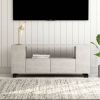 VidaXL Tv meubel 120x35x43 cm bewerkt hout betongrijs online kopen