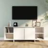 VidaXL Tv meubel 130x35x50 cm spaanplaat wit online kopen