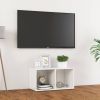 VidaXL Tv meubel 72x35x36, 5 Cm Spaanplaat Hoogglans Wit online kopen
