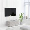 VidaXL Tv meubel 80x34x30 Cm Spaanplaat Betongrijs online kopen
