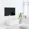 VidaXL Tv meubel 80x34x30 Cm Spaanplaat Hoogglans Wit online kopen