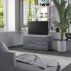 VidaXL Tv meubel 80x34x36 Cm Spaanplaat Hoogglans Grijs online kopen