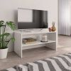 VidaXL Tv meubel 80x40x40 cm bewerkt hout hoogglans wit online kopen