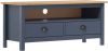 VidaXL Tv meubel Hill Range 110x40x47 cm massief grenenhout grijs online kopen
