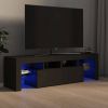 VIDAXL Tv meubel met LED verlichting 140x36, 5x40 cm grijs online kopen