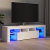 VidaXL Tv meubel met LED verlichting 140x36, 5x40 cm wit online kopen