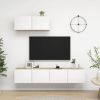 VidaXL Tv meubelen 3 St Spaanplaat Wit Sonoma Eikenkleur online kopen