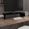 VidaXL Tv meubel/monitorverhoger zwart 70x30x13 cm glas online kopen
