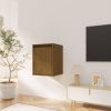 VidaXL Wandkast 30x30x40 cm massief grenenhout honingbruin online kopen