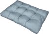 VidaXL Zitkussen gestoffeerd 120x80x10 cm grijs online kopen