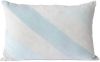 HKliving Kussen gestreept velvet ijsblauw 60x40 cm online kopen