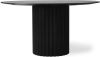 HKliving Eettafel Pillar zwart rond 140 cm online kopen