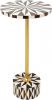 Kare Design Bijzettafel Domero Cirque Gold White Ø25cm online kopen