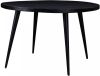 Livingfurn Ronde Eettafel 'Justin Kala' Mangohout en staal, 120cm, kleur zwart online kopen