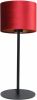 Masterlight Zwarte tafellamp Venus met retro rode lampenkap 4470 05 03 30 online kopen