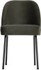 BePureHome Eetkamerstoel 'Vogue' Velvet, kleur Onyx(Groen ) online kopen