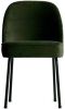 BePureHome Eetkamerstoel 'Vogue' Velvet, kleur Onyx(Groen ) online kopen